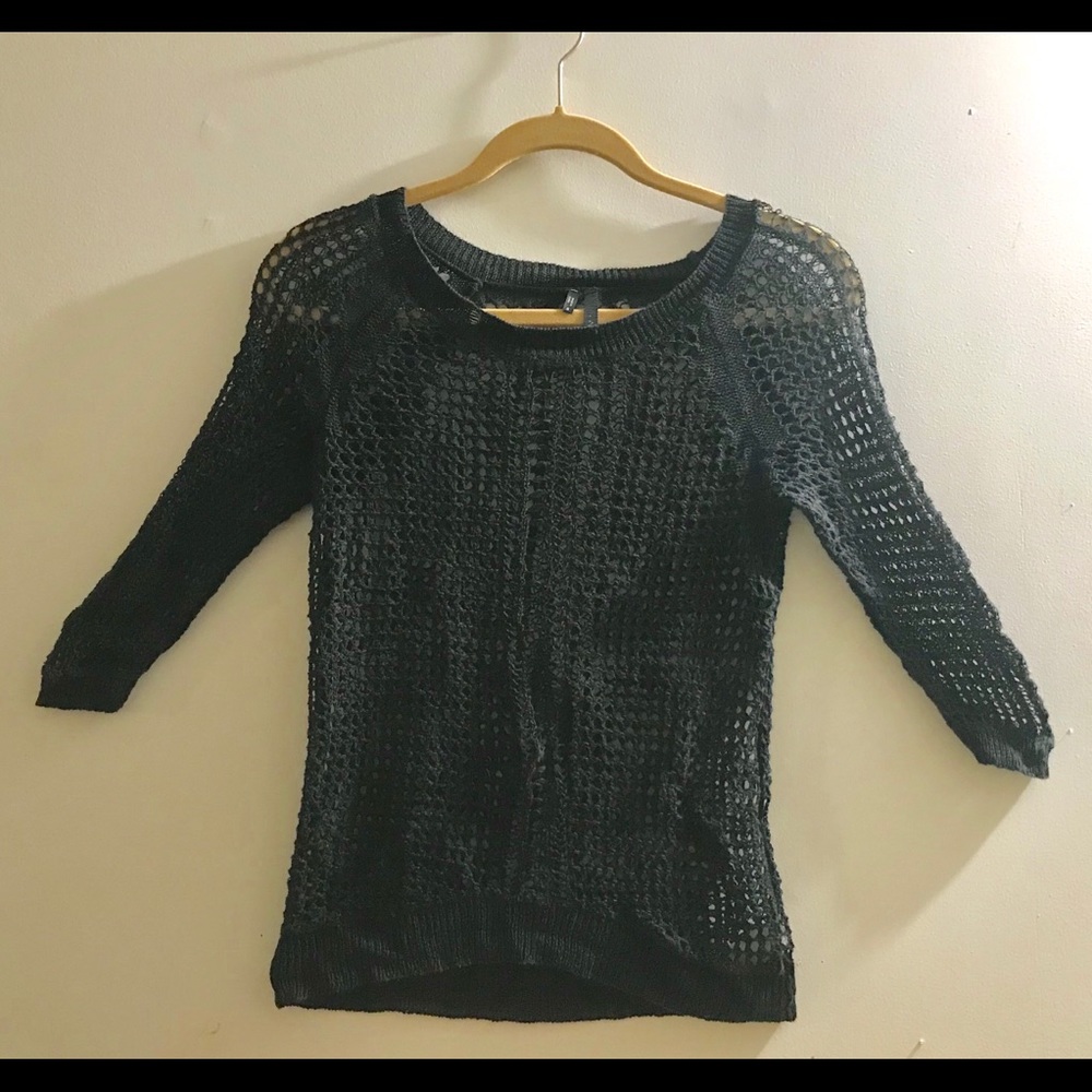 Small see through sweater